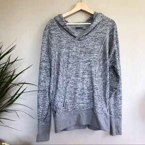 Athleta no sweatin it pullover gray hoodie